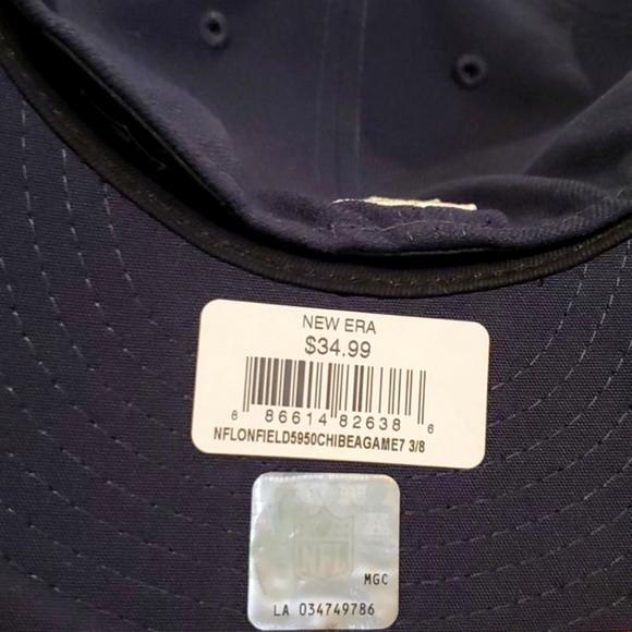 CHICAGO BEARS NEW ERA FITTED 7 3/8 NWT! - Picture 3 of 3